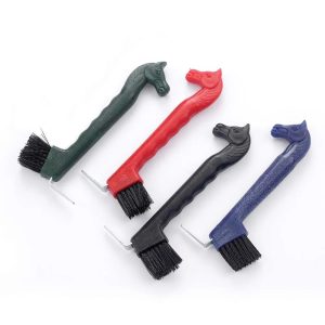 Lincoln Horse Head Hoof Pick with Brush