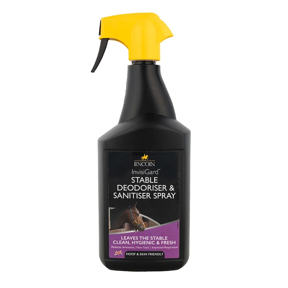 Lincoln InvisiGard Stable Deodoriser & Sanitiser Spray Cleaning & Disinfectants Lincoln InvisiGard Stable Deodoriser & Sanitiser Spray
