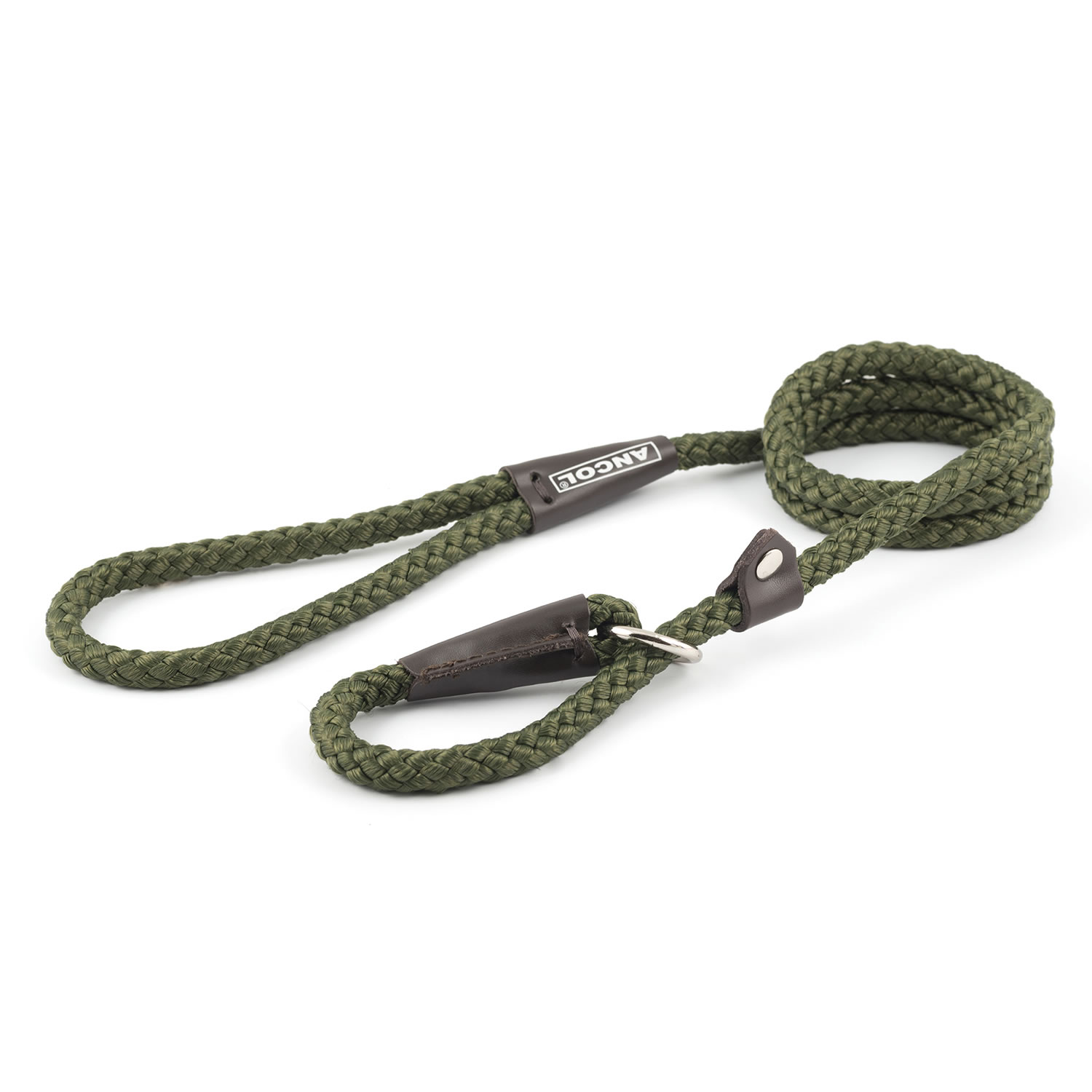Ancol Heritage Collection Slip Lead - Green