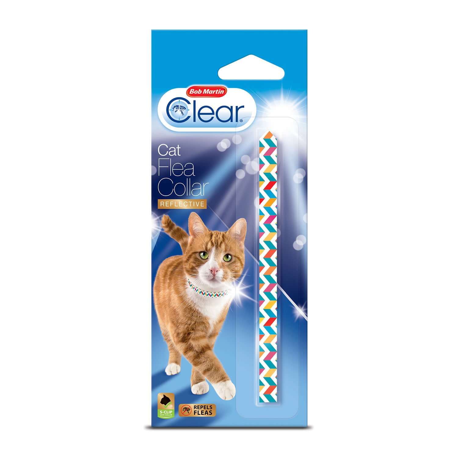 Bob Martin Clear Cat Flea Collar Reflective Pet Flea & Pest Control Bob Martin Clear Cat Flea Collar Reflective