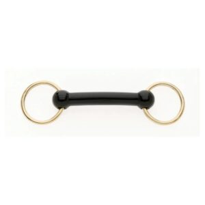 Bradoon Nylon Mullen Mouth Brass Ring