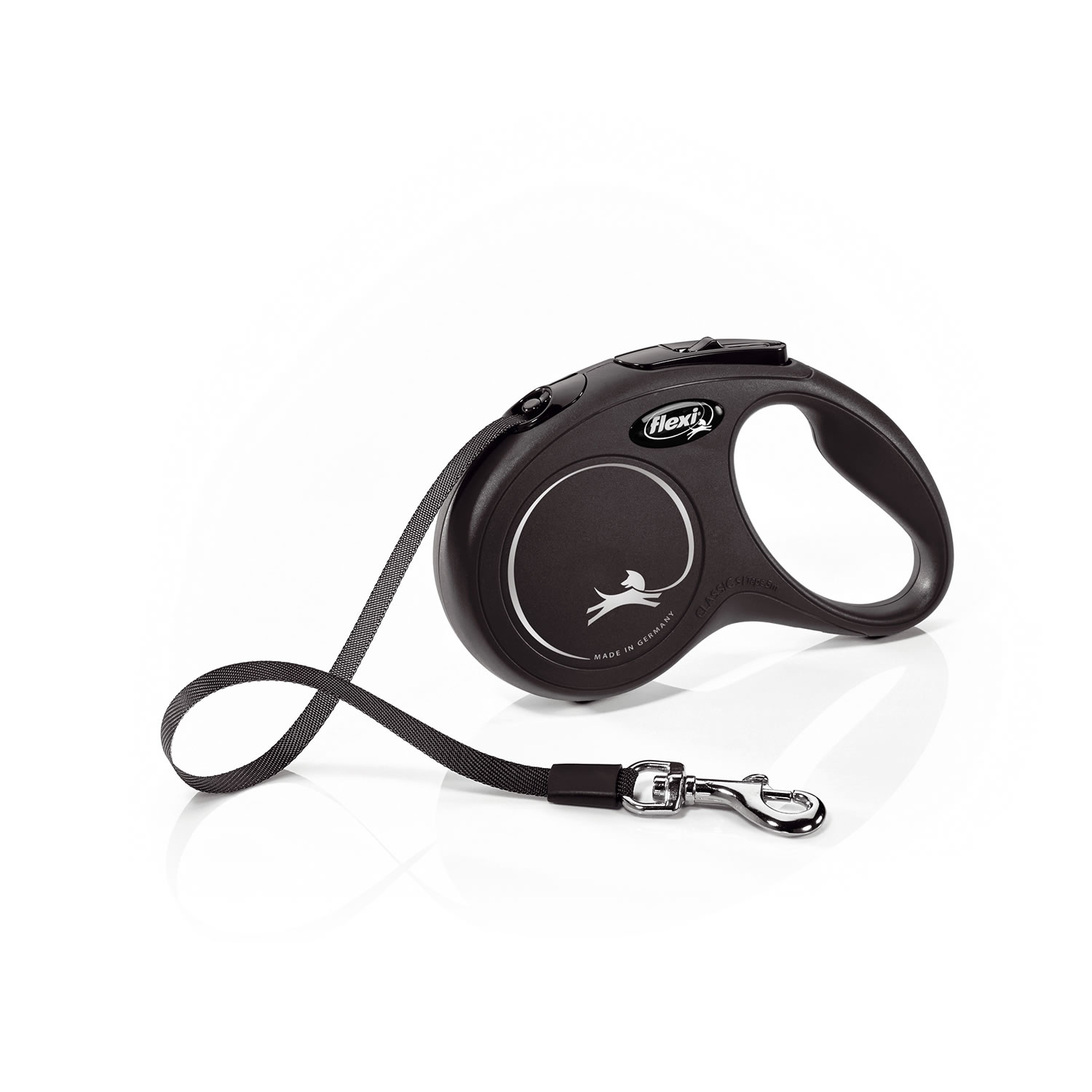 Flexi New Classic Tape Black – Small Pet Leads Flexi New Classic Tape Black - Small