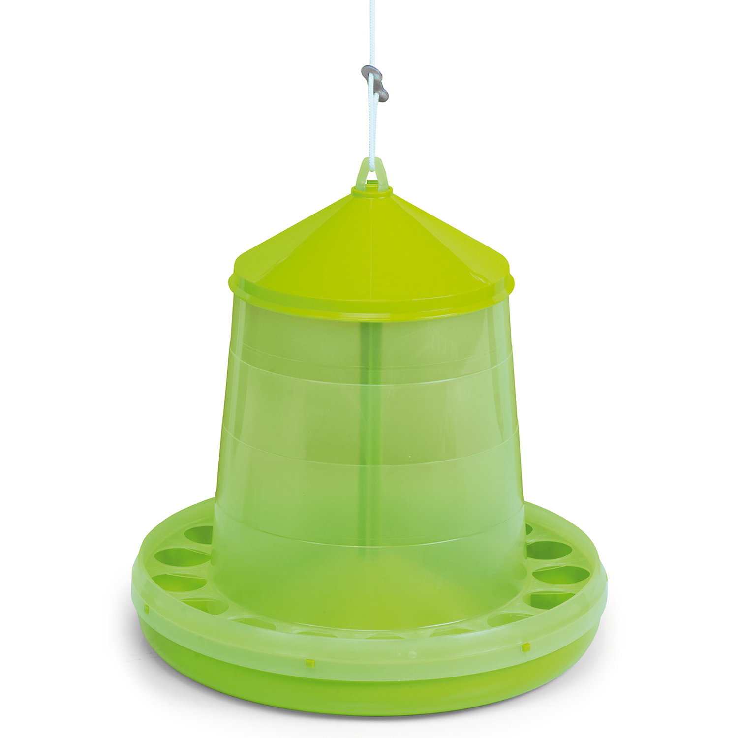 Gaun Poultry Feeder Plastic Green – 8 Kg Poultry Feeders Gaun Poultry Feeder Plastic Green - 8 Kg