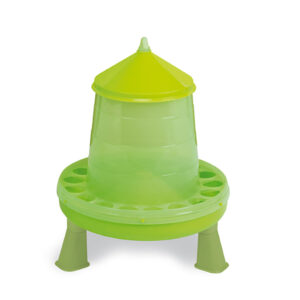 Gaun Poultry Feeder Plastic C/W Legs Green - 4 Kg