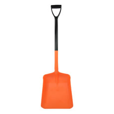 Harold Moore Deep Pan Shovel Large D-Grip Handle  - Orange