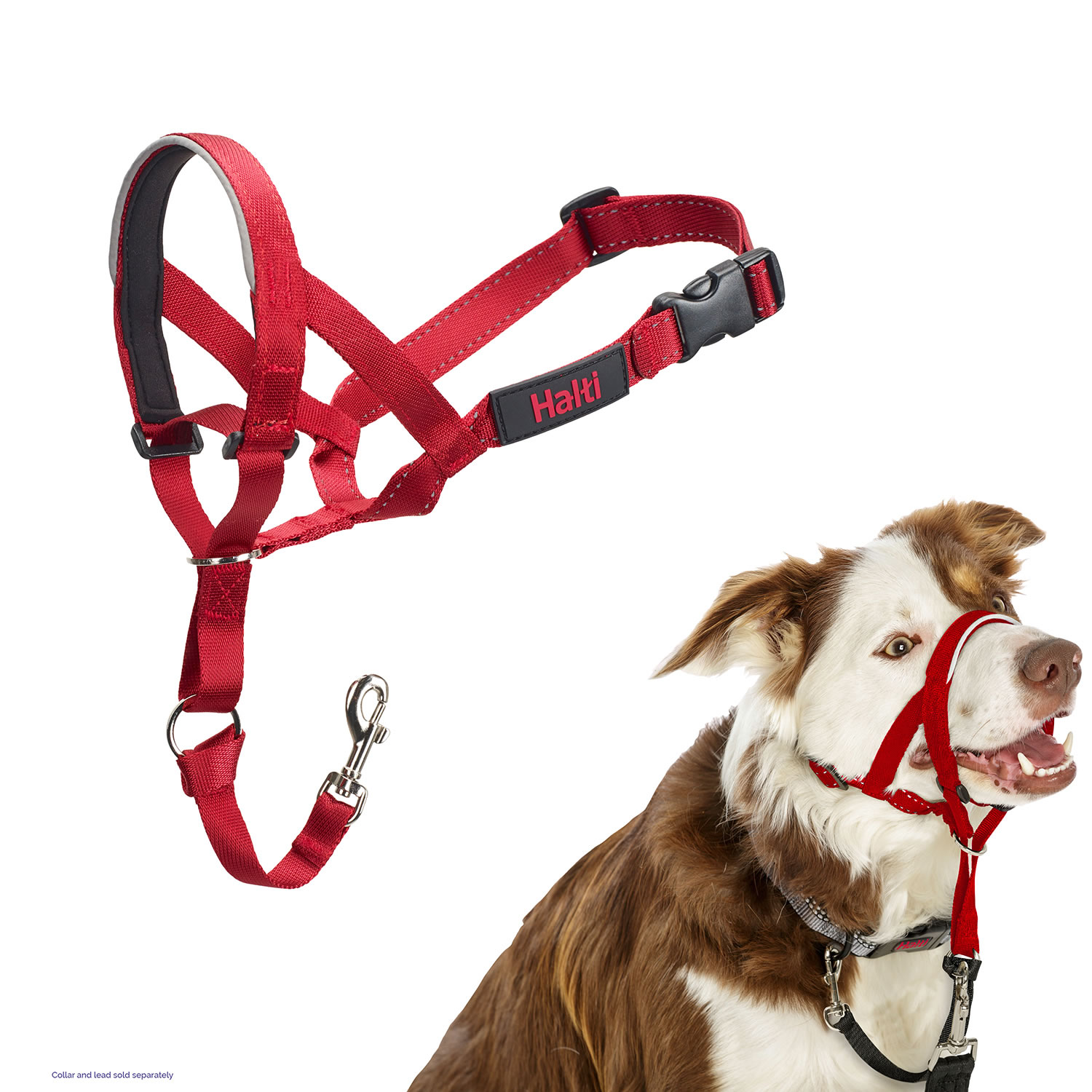 Halti Headcollar – Red Pet Training Halti Headcollar - Red