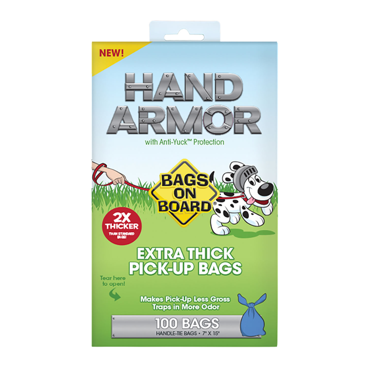 Bags On Board Hand Armour 2X Extra Thick Pick-Up Bags Pet Household Products Bags On Board Hand Armour 2X Extra Thick Pick-Up Bags