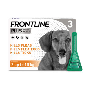 Frontline Plus Spot On For Small Dogs 2-10Kg - 3 Pipettes