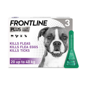 Frontline Plus Spot On For Large Dogs 20-40Kg - 3 Pipettes