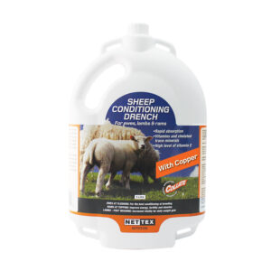 Nettex Sheep Conditioning Drench With Copper Backpack – 5 Lt Nutritional Products Nettex Sheep Conditioning Drench With Copper Backpack - 5 Lt