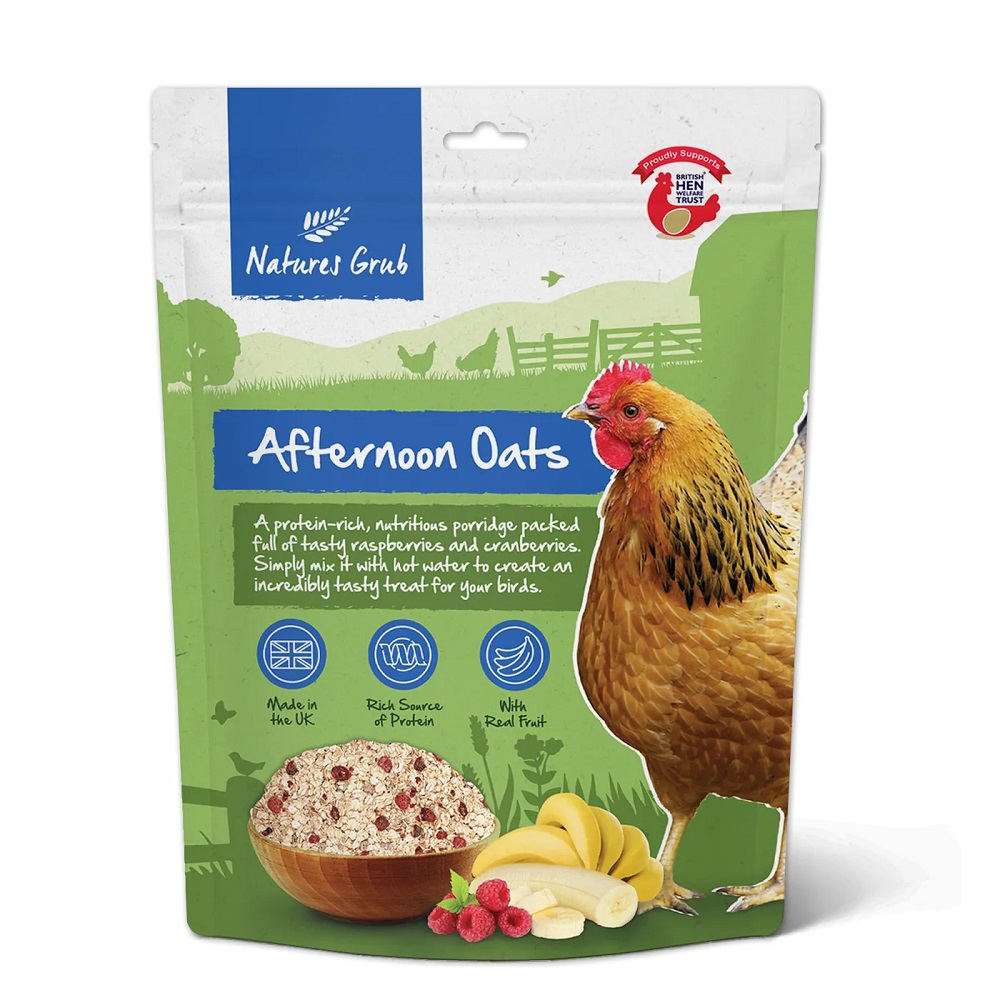 Natures Grub Afternoon Oats – Banana & Berry Poultry Feed and Treats Natures Grub Afternoon Oats - Banana & Berry
