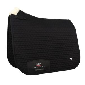 ProReaction Shield Dressage Saddle Pad - Black
