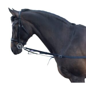 Whitaker Elasticated Side Reins  - Navy